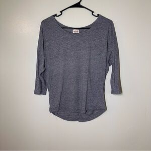 Mossimo Supply Co. Charcoal Gray Blouse